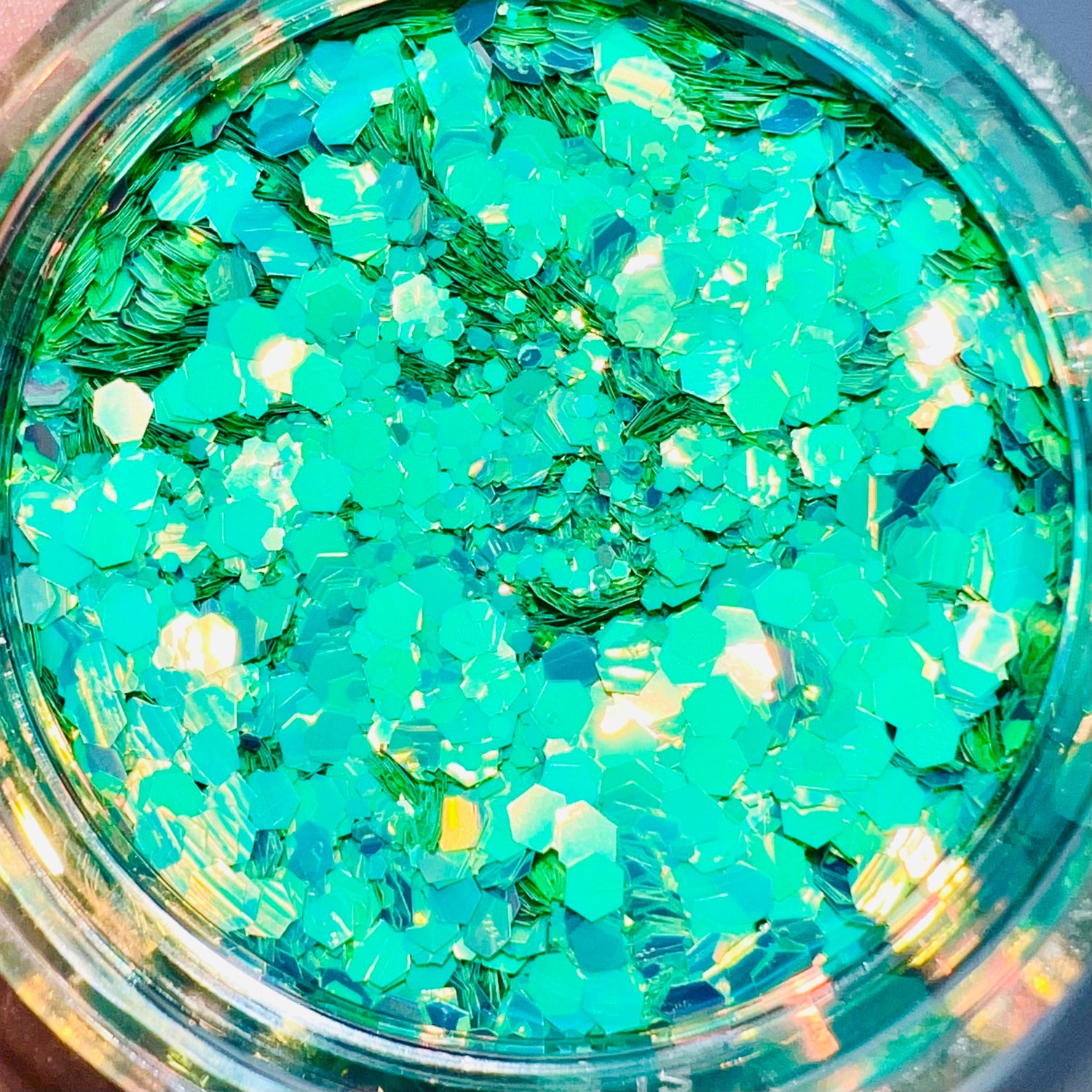 Fluorescent Iridescent Glitter