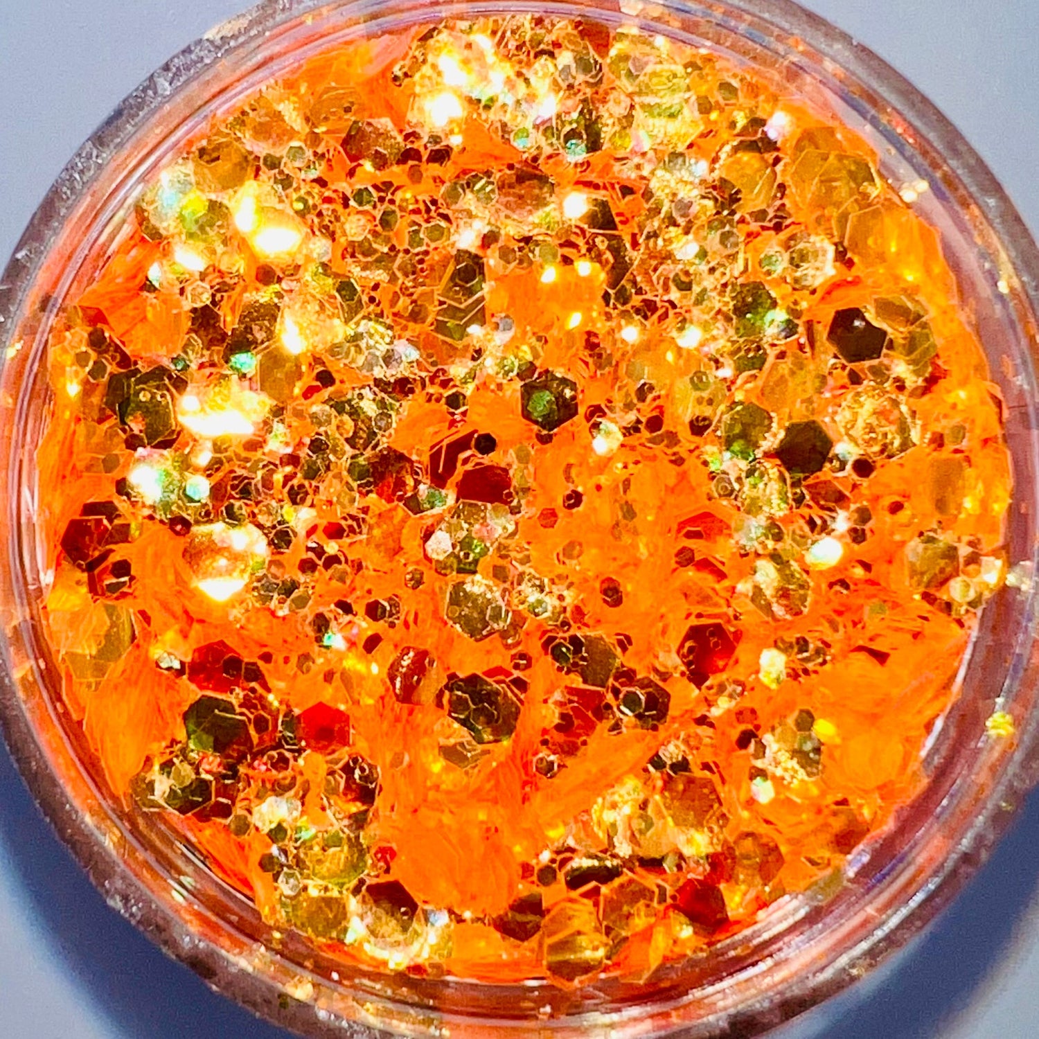 Orange Glitter